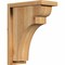 Ekena Millwork Yorktown Rough Sawn Corbel w/Backplate, Western Red Cedar, 6"W x 12"D x 16"H COR06X12X16YOR01RWR - alternate 1